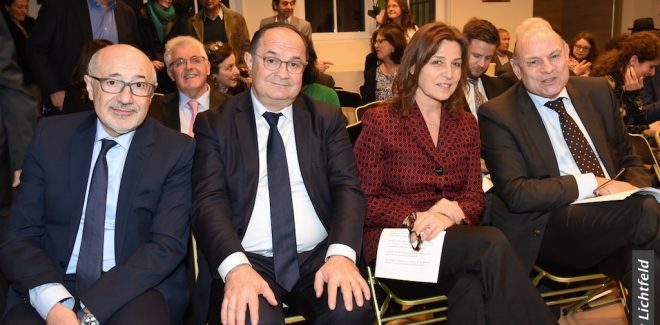 Ariel Goldmann à l'inauguration du nouveau siège de l'Alliance