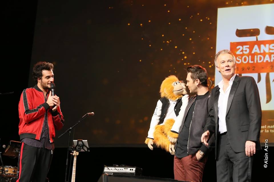 Tsédaka 2017 – Amir,Franck Dubosc et Jeff Panacloc
