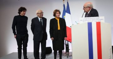 Francis Kalifat remet le Prix du CRIF à Serge et Beate Klarsfeld