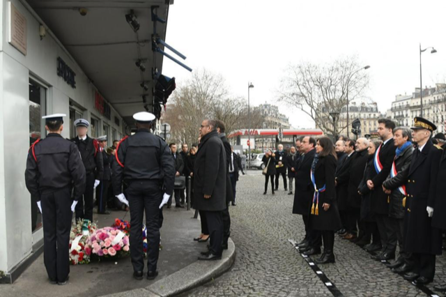 Commémoration des attentats Charlie Hebdo et Hyper Cacher