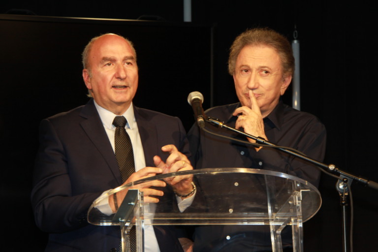 Michel Drucker à la soirée de gala de FSJU à Lyon