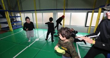 Grand moment de jeux au Lev Park de Lev Tov